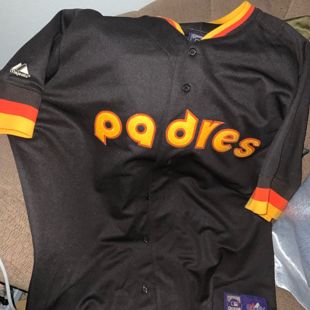 Retro PADRES Button-Up Jersey - XL